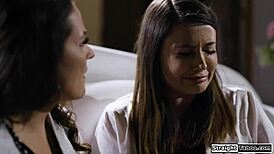 my stepaunt’s hitting on me, should i let her taste my wet pussy or nah?