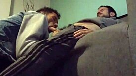 Blowjob And Fuck On The Sofa 😘