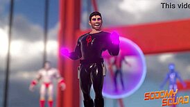 Sodomysquad - Gay Heroes in Super Group Suck and Fuck