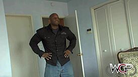 Juicy booty blonde slut gets hammered by massive black cock hard