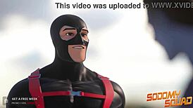 Sodomysquad - Gay Heroes in Super Group Suck and Fuck