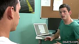 horny gay twinks benn heights and nick sumer engage in hardcore assfucking