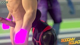 Sodomysquad - Gay Heroes in Super Group Suck and Fuck