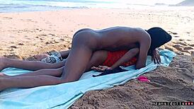 Steamy sex on the beach with African vibes