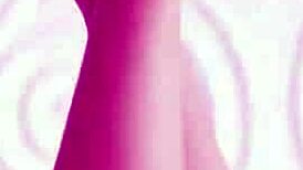 delphine fingers her shaved pussy solo on the sofa