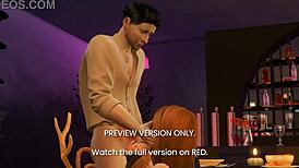 Intense Dinner Date Turns Naughty In 3D Hentai Preview