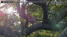 Garota Offers Herself to Hung Stud in Amazon Forest
