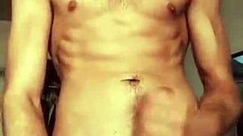 this hot soloboy shows off his big cock and cumshot