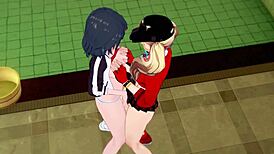 i'm ann takamaki and ryuko matoi is makin' me cum so hard in this lesbian hentai