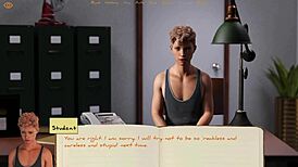 bound to college 01 - meeting my new gay roommate. cute anime game with curvy characters.