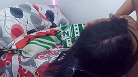 Kendall gives me a good suck on my cock