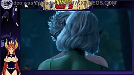 Astorian Teasingly Fucks Female Namekian with Big Tits