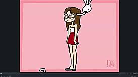 Animated Girl Wedgies Compilation 1 with Wild Action Scenes