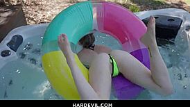 Insane squirts with double penetration and blowjob, unreal! 🔥