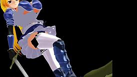 Intense Scenes from Girl B Hero Part 9 Featuring Leticia 2 in Anime Style.