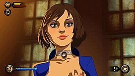bioshock parody hentai with blowjob handjob and anal sex
