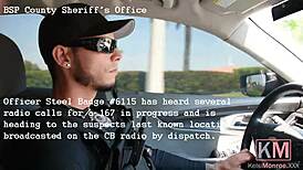 Kelsi Monroe Runs From Police In Preview