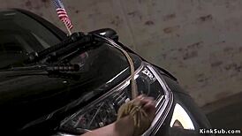 who's this huge tits spy babe getting pounded in bondage?