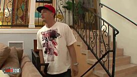 Hey, her mouth feels amazing, but that wet pink pussy might be even better. Wanna see me pound this blonde teen hard?