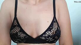 i love playing with big natural tits in lingerie