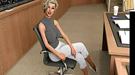 Exploring the dik route in Being a Dik 21 with 3D cartoon characters. Anime hentai style adventure unfolds.