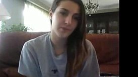 Hot Girl Webcam Flashes Pussy in Public Show!