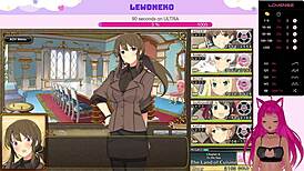 vtuber lewdneko plays evenicle with huge tits exposed