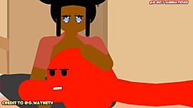 I accidentally join a big ass threesome