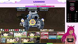 vtuber lewdneko plays evenicle with huge tits exposed