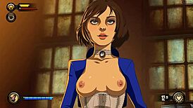 bioshock parody hentai with blowjob handjob and anal sex