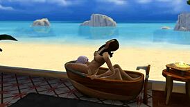 Yo, Seraphina hooks up with the neighbor in Sims 4! 😜