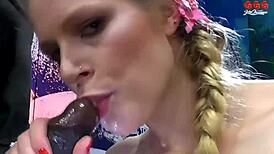 Emotional High-Definition Blowbang With European Whores In Bizarre Fetish Bukkake Session