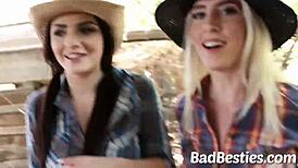 Beautiful Girls Give Head And Get Stuffed In College Threesome