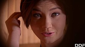 feeling the thrill of a glory hole blowjob at the spa with veronica morre