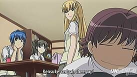 hentai booty student gets wild and horny at college uncensored