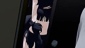 watch kazusa beast in this 3d anime hentai adventure?