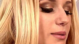 hey, watch blonde angel wicky suck that big black cock hard