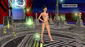 Animated Cartoon of Indian Bhabhi in Sexy Positions