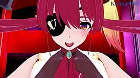 Houshou Marine And Ookami Mio In An Intense Adventure - Hololive VTuber POV Story