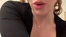 Intriguing neighbor seduction involving toys and roleplay