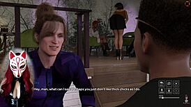 Steps of Debauchery - Playful fox flaunts upskirts in wild 3D game.