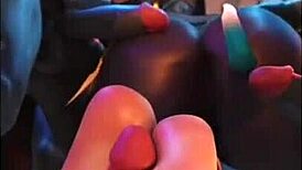 Dragk animaci�n compilaci�n with creampie hentai in 3d cartoon porn