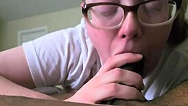 Snowbunny Sucks Bbc Until Cum On Tits