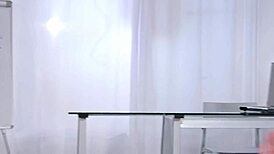 slutty teen rebecca volpetti and cherry kiss get wild with double penetration in classroom