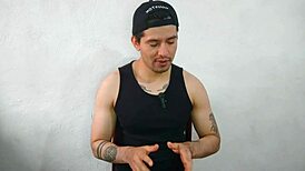 Convinced straight married coworker to suck big cock at work