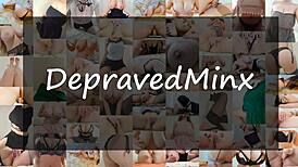 i stir my tight hole through panties alone