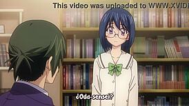 nobunaga-sensei no osanazuma 12 features big tits sucking in hentai anime