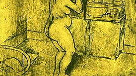 vintage erotic sketches with a retro artistic vibe