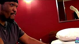 pathetic husband cuckolded by greedy landlord with ass licking