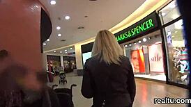Charming Czech Nympho Seduced in Mall for Hardcore POV Pounding Action